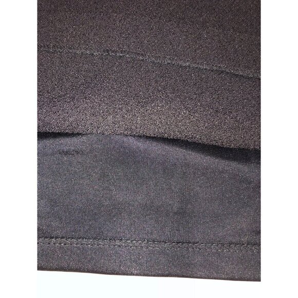 David Meister Little Black Dress Size 4 Sheer Top Short Sleeve Chic Classic USA - Picture 10 of 12